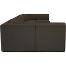 Meridian Ollie Brown Boucle Fabric Modular Sectional IMAGE 6