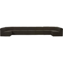 Meridian Ollie Brown Boucle Fabric Modular Sectional IMAGE 5