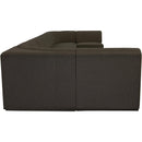 Meridian Ollie Brown Boucle Fabric Modular Sectional IMAGE 7