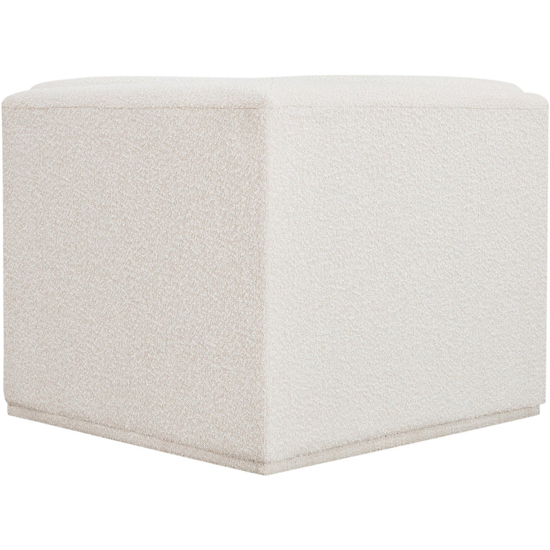 Meridian Ollie Cream Boucle Fabric Corner IMAGE 3
