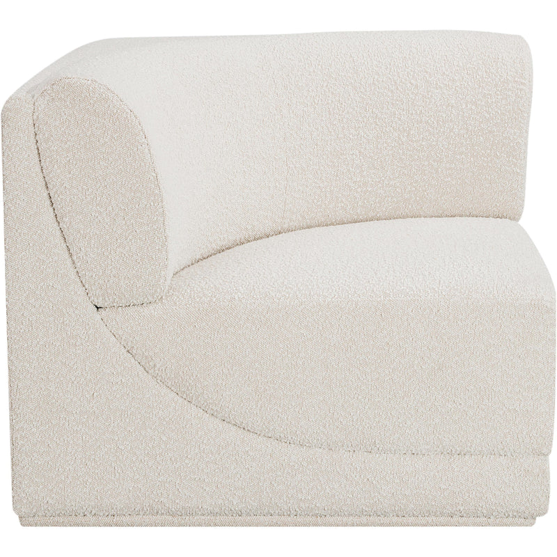 Meridian Ollie Cream Boucle Fabric Corner IMAGE 5