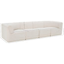 Meridian Ollie Cream Boucle Fabric Modular Sofa IMAGE 12