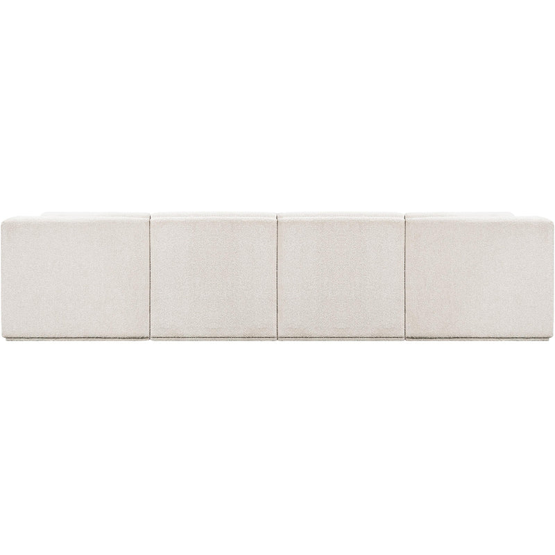 Meridian Ollie Cream Boucle Fabric Modular Sofa IMAGE 3