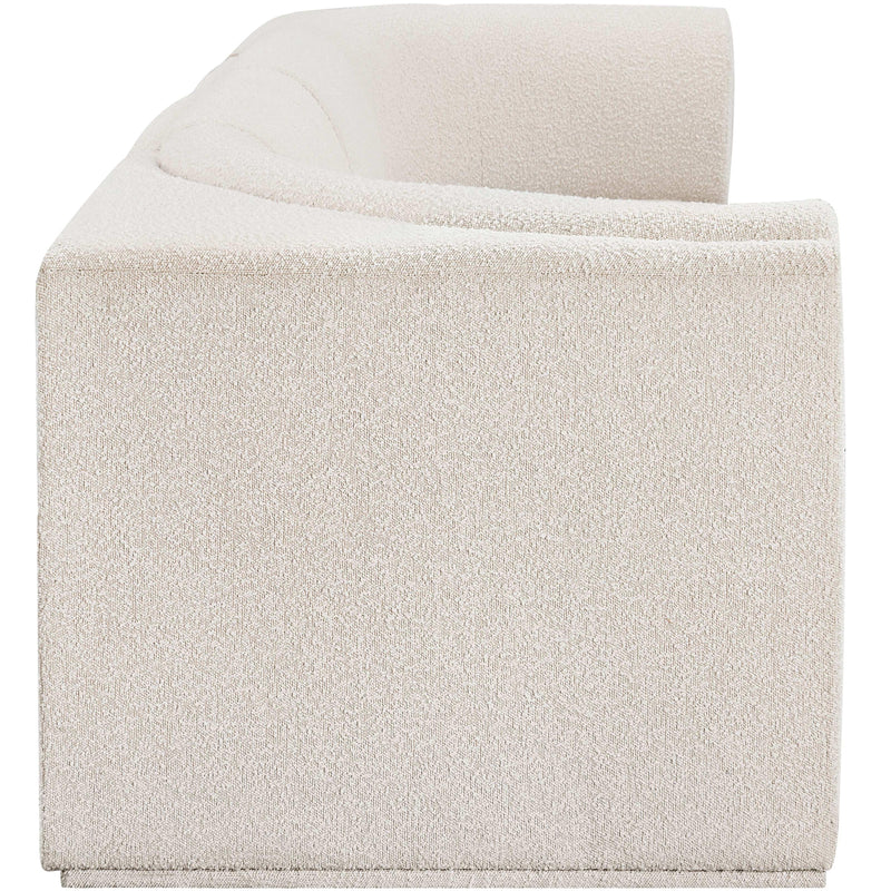 Meridian Ollie Cream Boucle Fabric Modular Sofa IMAGE 7