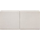 Meridian Ollie Cream Boucle Fabric Modular Sofa IMAGE 3