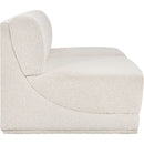 Meridian Ollie Cream Boucle Fabric Modular Sofa IMAGE 6