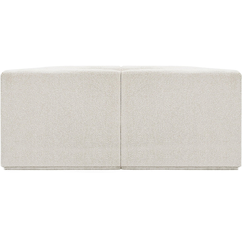 Meridian Ollie Cream Boucle Fabric Modular Sofa IMAGE 3