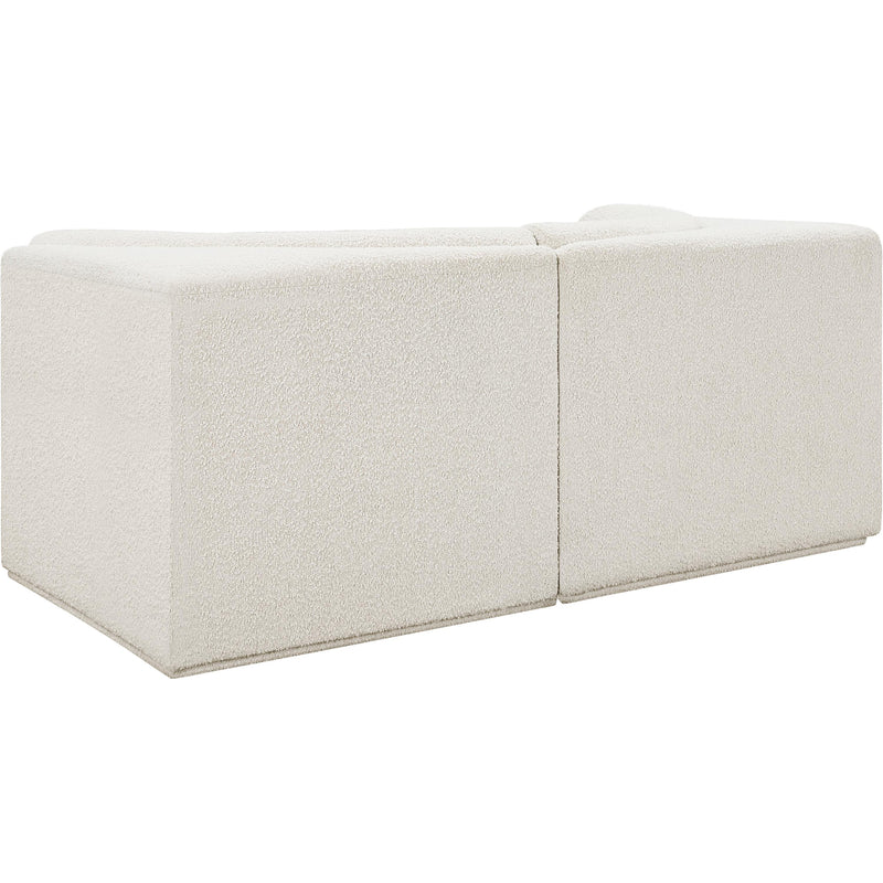 Meridian Ollie Cream Boucle Fabric Modular Sofa IMAGE 4