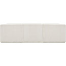 Meridian Ollie Cream Boucle Fabric Modular Sofa IMAGE 3