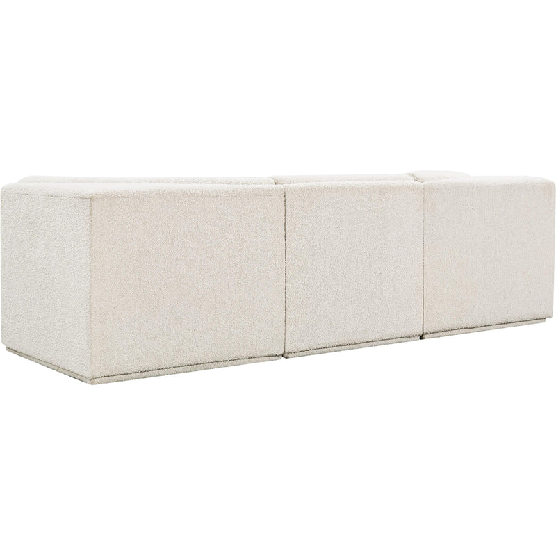 Meridian Ollie Cream Boucle Fabric Modular Sofa IMAGE 4