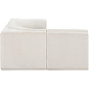 Meridian Ollie Cream Boucle Fabric Modular Sectional IMAGE 6