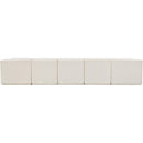 Meridian Ollie Cream Boucle Fabric Modular Sectional IMAGE 3