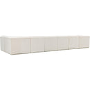 Meridian Ollie Cream Boucle Fabric Modular Sectional IMAGE 4