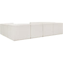 Meridian Ollie Cream Boucle Fabric Modular Sectional IMAGE 4