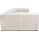 Meridian Ollie Cream Boucle Fabric Modular Sectional IMAGE 6