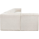 Meridian Ollie Cream Boucle Fabric Modular Sectional IMAGE 6