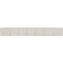 Meridian Ollie Cream Boucle Fabric Modular Sectional IMAGE 3