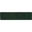Meridian Ollie Green Boucle Fabric Modular Sofa IMAGE 3