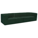 Meridian Ollie Green Boucle Fabric Modular Sofa IMAGE 12