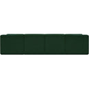Meridian Ollie Green Boucle Fabric Modular Sofa IMAGE 3