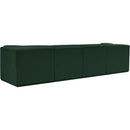 Meridian Ollie Green Boucle Fabric Modular Sofa IMAGE 4