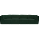 Meridian Ollie Green Boucle Fabric Modular Sofa IMAGE 5