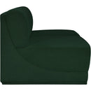 Meridian Ollie Green Boucle Fabric Modular Sofa IMAGE 6