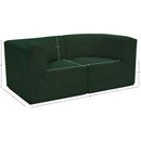 Meridian Ollie Green Boucle Fabric Modular Sofa IMAGE 10