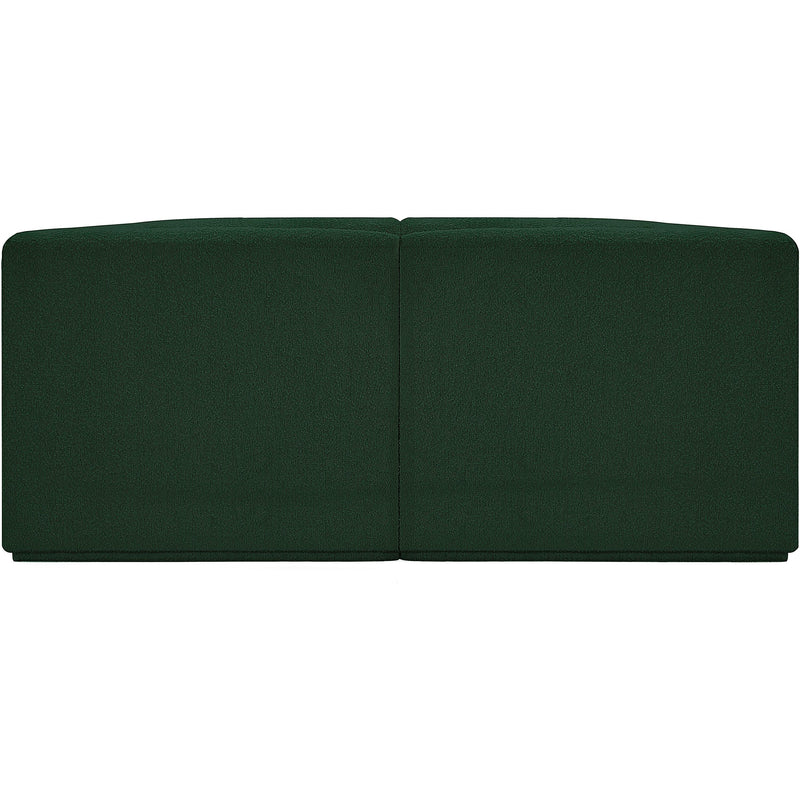 Meridian Ollie Green Boucle Fabric Modular Sofa IMAGE 3
