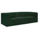 Meridian Ollie Green Boucle Fabric Modular Sofa IMAGE 12