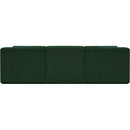 Meridian Ollie Green Boucle Fabric Modular Sofa IMAGE 3