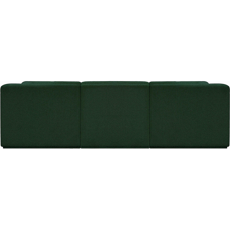 Meridian Ollie Green Boucle Fabric Modular Sofa IMAGE 3