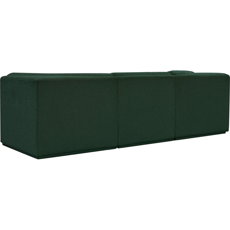 Meridian Ollie Green Boucle Fabric Modular Sofa IMAGE 4