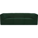 Meridian Ollie Green Boucle Fabric Modular Sofa IMAGE 5