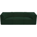 Meridian Ollie Green Boucle Fabric Modular Sofa IMAGE 6
