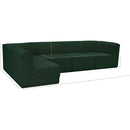 Meridian Ollie Green Boucle Fabric Modular Sectional IMAGE 15