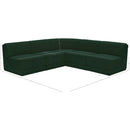 Meridian Ollie Green Boucle Fabric Modular Sectional IMAGE 10