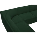 Meridian Ollie Green Boucle Fabric Modular Sectional IMAGE 8