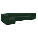 Meridian Ollie Green Boucle Fabric Modular Sectional IMAGE 15