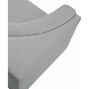 Meridian Ollie Grey Boucle Fabric Corner IMAGE 6