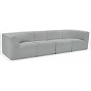 Meridian Ollie Grey Boucle Fabric Modular Sofa IMAGE 12