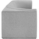 Meridian Ollie Grey Boucle Fabric Modular Sofa IMAGE 7