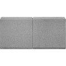Meridian Ollie Grey Boucle Fabric Modular Sofa IMAGE 3