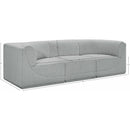 Meridian Ollie Grey Boucle Fabric Modular Sofa IMAGE 12