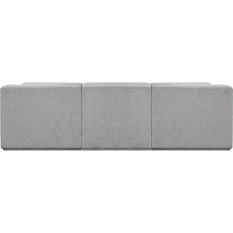 Meridian Ollie Grey Boucle Fabric Modular Sofa IMAGE 3