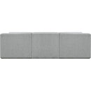 Meridian Ollie Grey Boucle Fabric Modular Sectional IMAGE 3