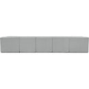 Meridian Ollie Grey Boucle Fabric Modular Sectional IMAGE 3
