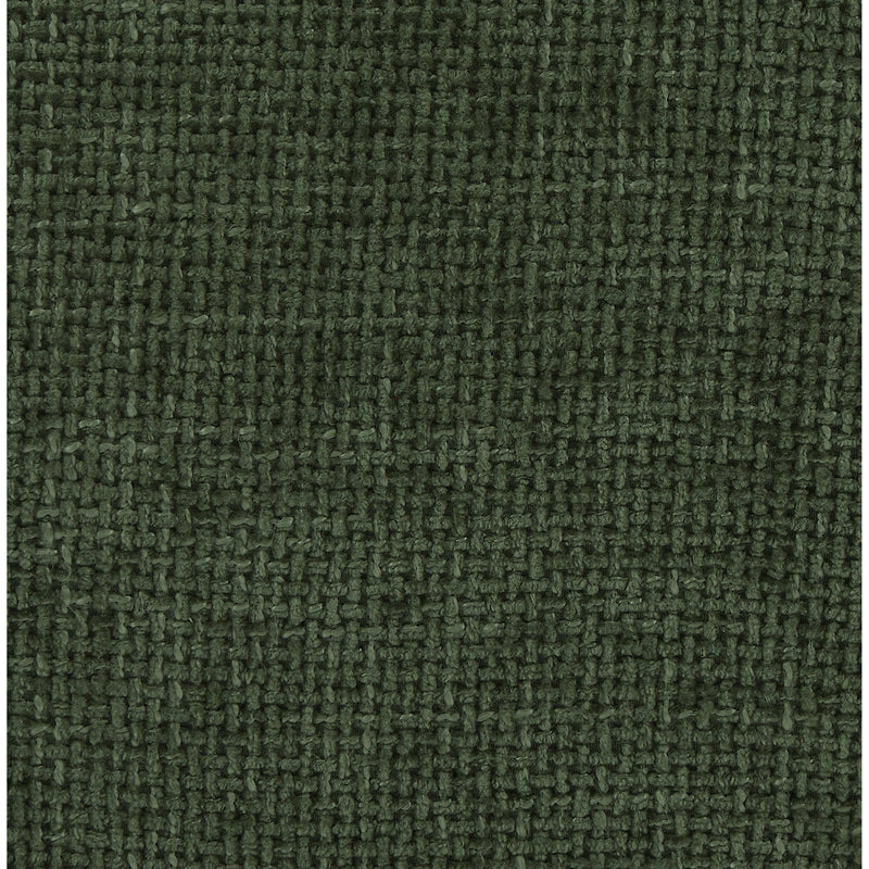 Meridian Quinn Green Chenille Fabric Corner Chair IMAGE 8