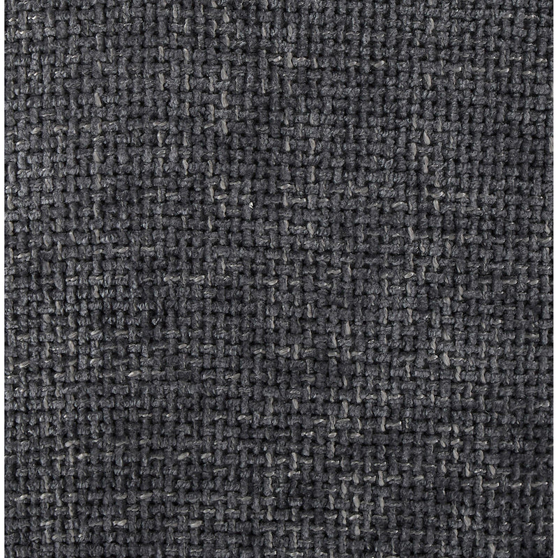 Meridian Quinn Grey Chenille Fabric Corner Chair IMAGE 8