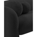 Meridian Emory Black Boucle Fabric Chair IMAGE 12